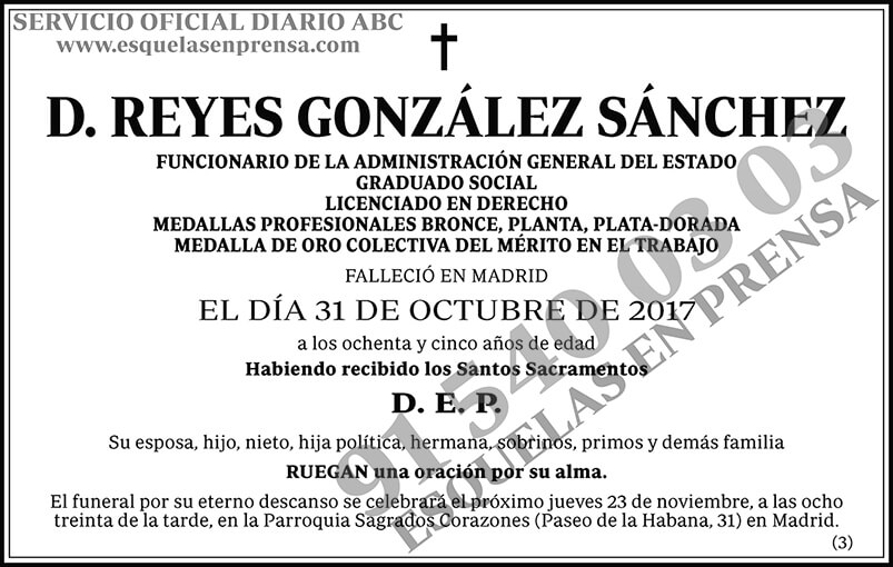 Reyes González Sánchez